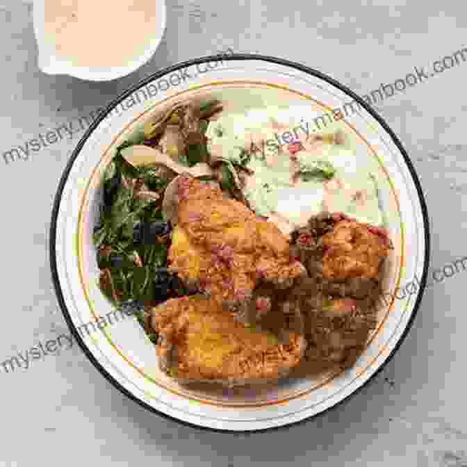 A Bountiful Spread Of Southern Cooking Dishes, Featuring Fried Chicken, Collard Greens, Mashed Potatoes, Cornbread, And Sweet Tea. Ultimate Drop Cookie Cookbook: Recipes For Every Flavor Occasion (Southern Cooking Recipes)