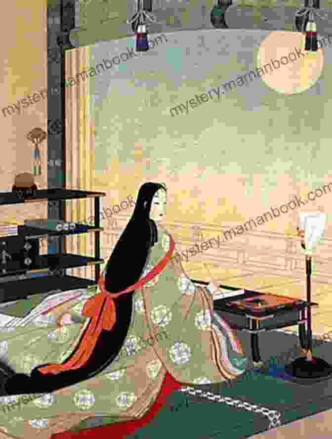 A Depiction Of Lady Nijo In Court The Lotus Sutra Helen Dunmore