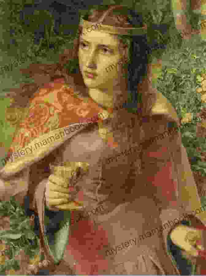 A Medieval Painting Depicting Eleanor Of Aquitaine, A Regal And Determined Woman With Flowing Hair And A Piercing Gaze. Lionessheart (The Queenmaker 3)