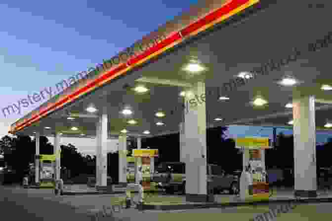 A Painting Of A Gas Station. Fading (The Fading 1)