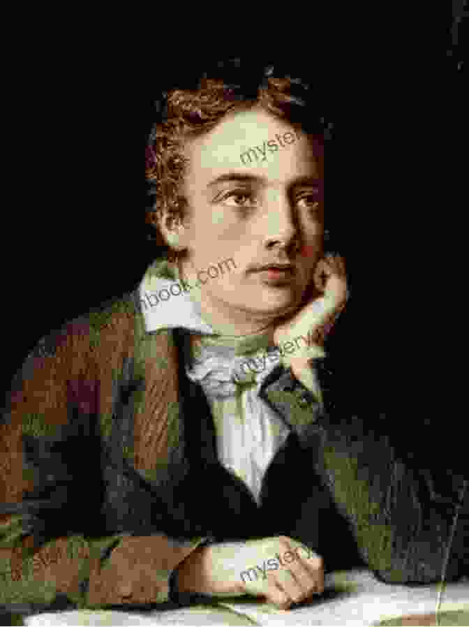 A Portrait Of John Keats, A Young Man With Long, Flowing Hair And Intense Eyes. The Skylark And Adonais With Other Poems