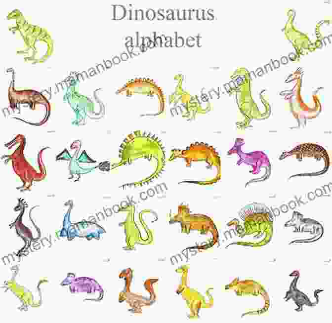 Alphabet Dinos Standing In A Line, Each Dino Representing A Letter Of The Alphabet. Dinosaur I Spy Age 2 5: Children S Activity For 2 3 4 Or 5 Year Old Toddlers A Z Alphabet Dinos Word Game For Kids (I Spy Ebook)
