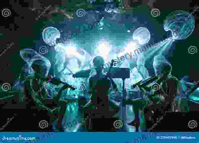 An Alien Orchestra Playing Ethereal Music In A Cosmic Concert Hall THE ALIEN : A Poetry Collection With Illustrations