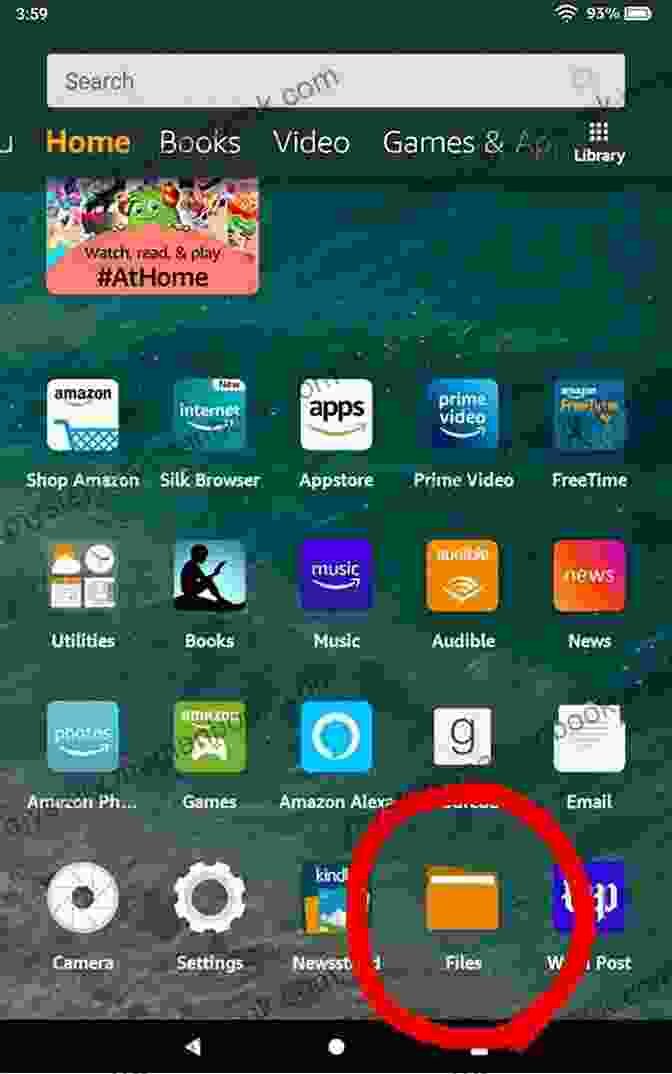 An Image Of An Amazon Fire Tablet With The Google Play Store Icon On The Home Screen. How To Install Google Play On Amazon Fire Tablet In Less Than A Minute