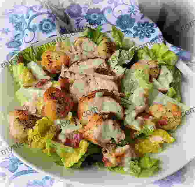 Caesar Salad With Grilled Chicken On A Plate Copycat Recipes : Making Texas Roadhouse Most Popular Dishes At Home (Famous Restaurant Copycat Cookbooks)