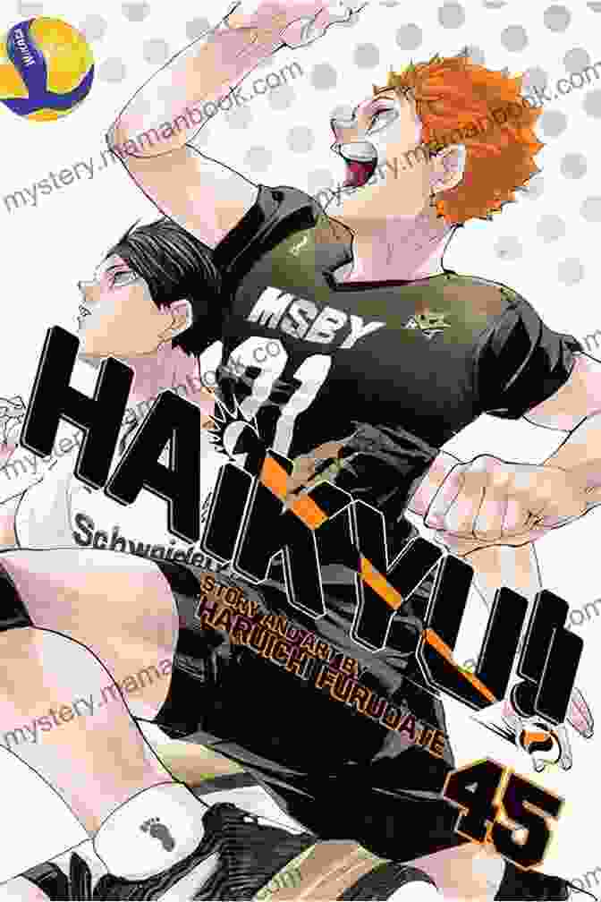 Cover Art For Haikyu!! Vol. 33: Monsters' Ball, Featuring Karasuno High Facing Off Against Nekoma High In An Intense Volleyball Match Haikyu Vol 33: Monsters Ball Haruichi Furudate