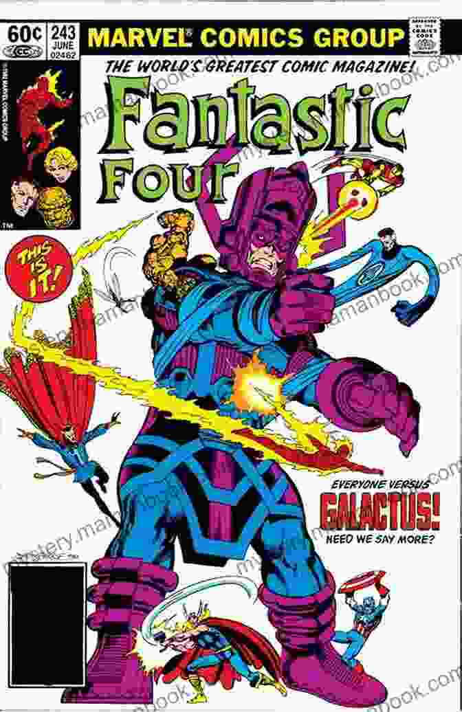 Fantastic Four Battling Galactus In A Comic Book Panel Fantastic Four (1961 1998) #100 (Fantastic Four (1961 1996))