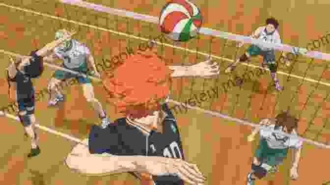 Hinata Playing Volleyball Haikyu Vol 1: Hinata And Kageyama