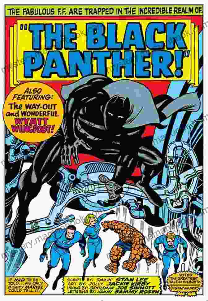 Jack Kirby's Illustration Of Black Panther First Appearing In Fantastic Four #52 (1966) Black Panther (1977 1979) #9 Jack Kirby