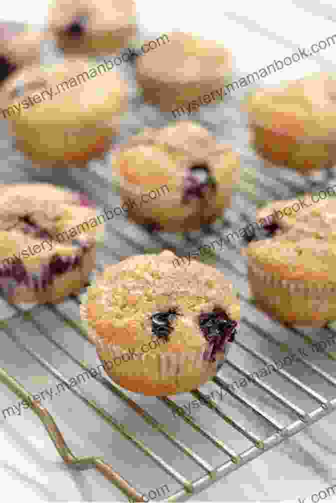 Mouthwatering Blueberry Muffins Topped With A Sweet Glaze, Ready To Indulge Your Taste Buds Savory Quick Breads: Muffins Quick Breads Cornbreads Biscuits (Southern Cooking Recipes)