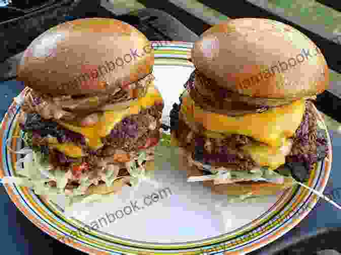 Mouthwatering Southern Cheeseburger With A Juicy Beef Patty, Melted Cheddar Cheese, Bacon, And Onion Rings Everyday Beef Cookbook: Meatloaf Casseroles Burgers More (Southern Cooking Recipes)