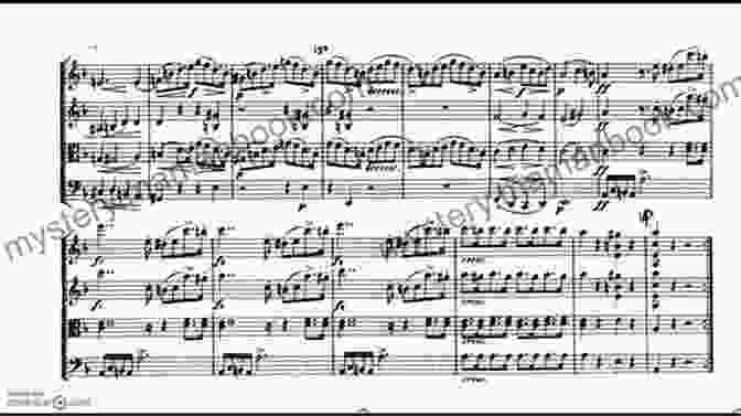 Musical Score Of The First Movement Of Schubert's Symphony No. 14, Featuring The Opening Melody In The Violins Symphony No 5 D 485 For String Quartet (Cello): In Four Movements (Symphony No 5 By Schubert String Quartet 4)